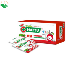 Cốm C-NATTU Kids giúp bổ sung vitamin C tự nhiên và tăng cường sức đề kháng cho trẻ (hộp 20 gói)