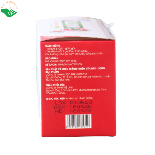 Cốm C-NATTU Kids giúp bổ sung vitamin C tự nhiên và tăng cường sức đề kháng cho trẻ (hộp 20 gói)