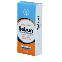 Dầu gội Selsun Anti Dandruff Rohto Mentholatum (Chai 50ml)