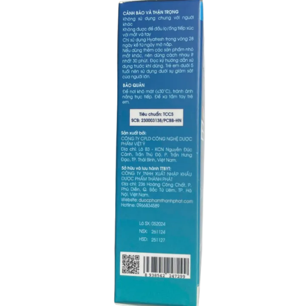 Dung dịch nhỏ mắt nhân tạo Hyafresh (Lọ 13ml)