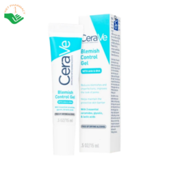 Gel giảm mụn CeraVe Blemish Control Gel hỗ trợ giảm mụn, thâm mụn và cải thiện lỗ chân lông (Tuýp 40ml)