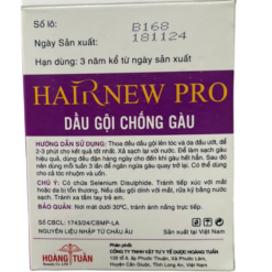 Dầu gội chống gàu tiêu diệt nấm da đầu Hairnew Pro (Hộp 50 gói x 5ml)