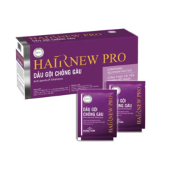 Dầu gội chống gàu tiêu diệt nấm da đầu Hairnew Pro (Hộp 50 gói x 5ml)