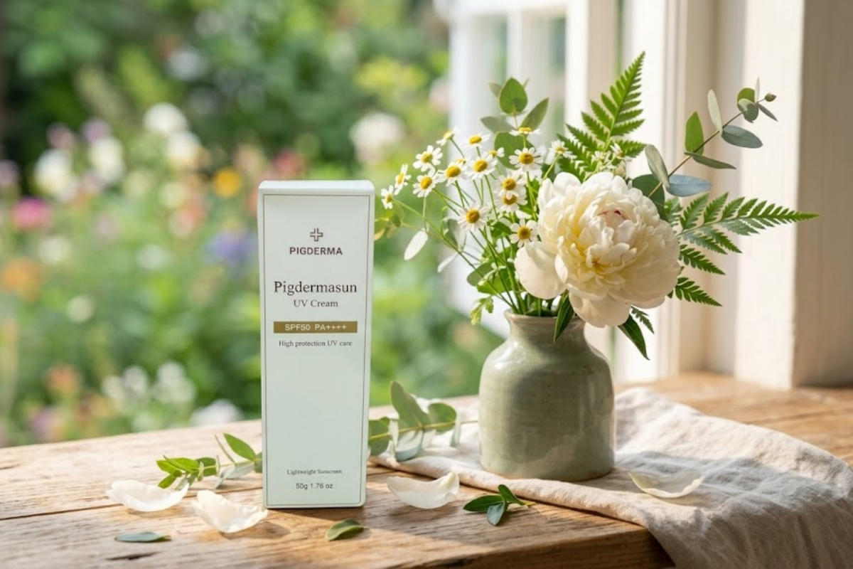 Kem chống nắng Pigdermasun UV Cream hỗ trợ bảo vệ da trước tác hại của ánh nắng (Hộp 50g)