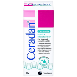 Kem dưỡng ẩm Ceradan Ceramide Hydra Moisturiser làm dịu da và phục hồi da bị kích ứng (Tuýp 30g)