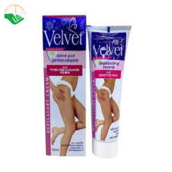 Kem tẩy lông Velvet giúp loại bỏ lông, làm mềm và chăm sóc da (Tuýp 100ml)