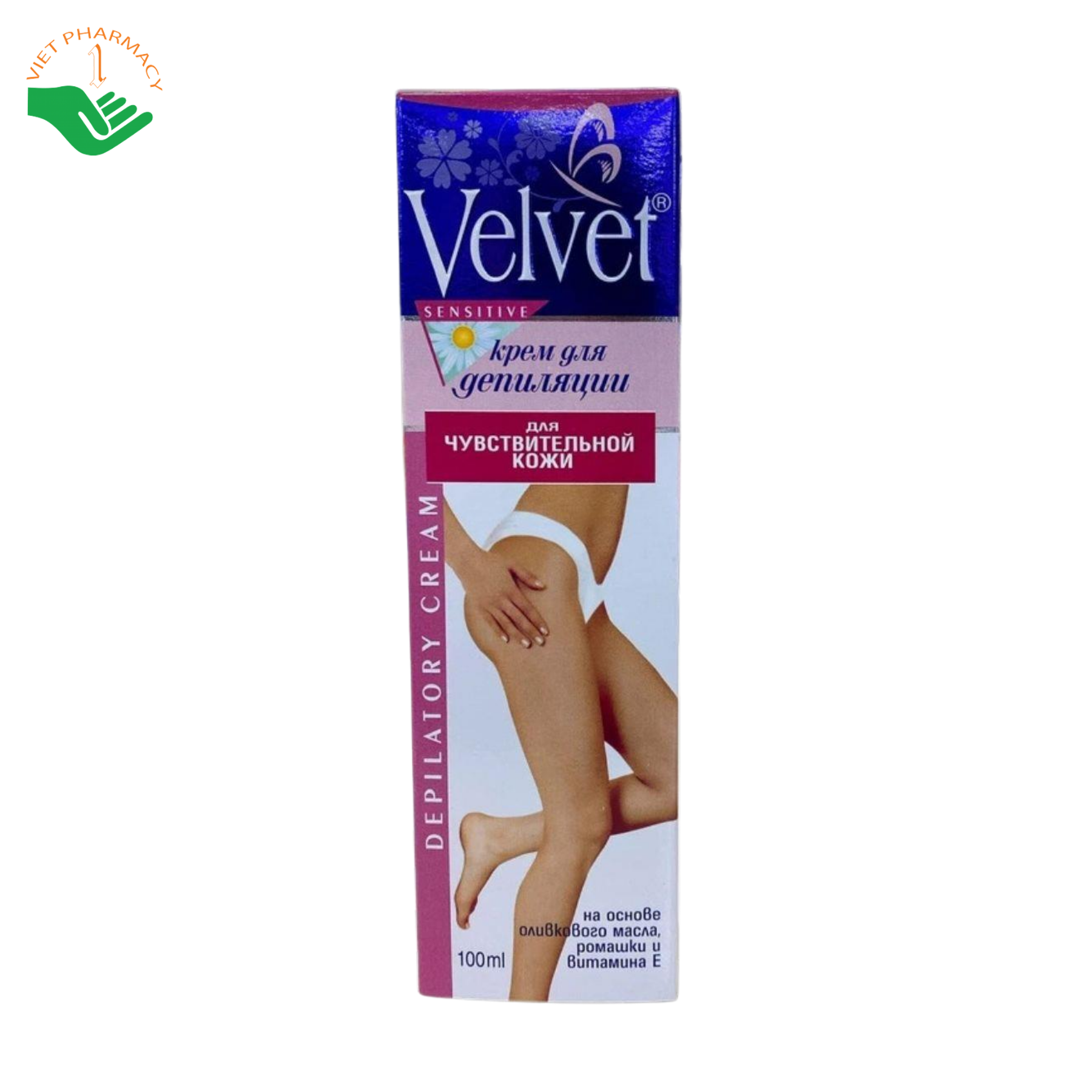 Kem tẩy lông Velvet giúp loại bỏ lông, làm mềm và chăm sóc da (Tuýp 100ml) - Ảnh 4