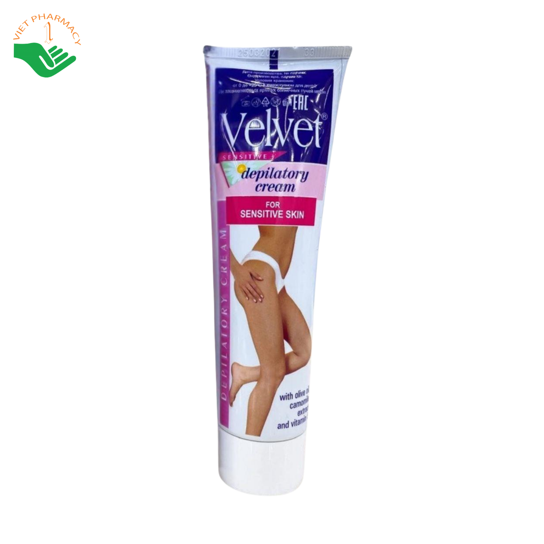 Kem tẩy lông Velvet giúp loại bỏ lông, làm mềm và chăm sóc da (Tuýp 100ml) - Ảnh 5