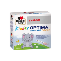 Cốm bổ sung Vitamin C, Kẽm và Vitamin nhóm B Kinder Optima Mini-Tabs Doppelherz (Hộp 20 gói)