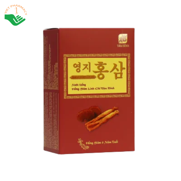Nước uống Hồng sâm linh chi Tâm Bình bồi bổ, phục hồi sức khỏe (Hộp 15 túi x 70ml) - Ảnh 4