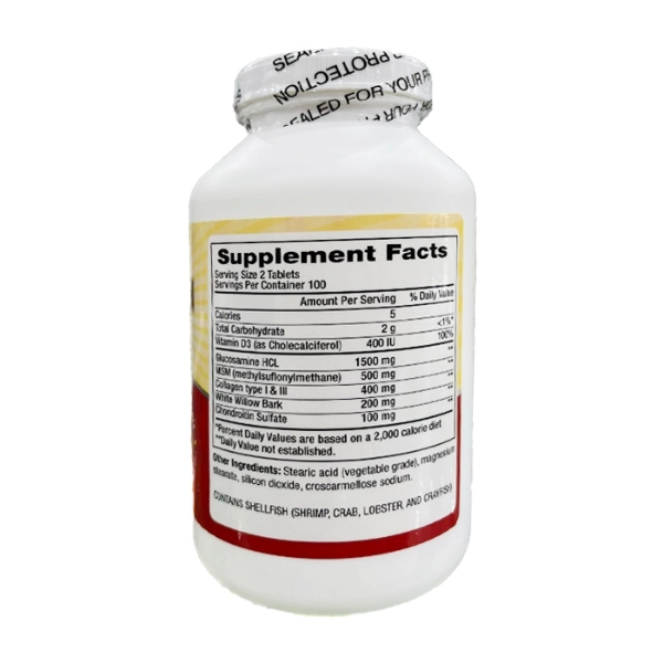 Viên uống bổ xương khớp Pharmekal Triple Strength Glucosamine 7in1 1500mg (Hộp 200 viên)