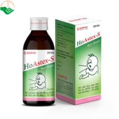 Siro HoAstex-S OPC hỗ trợ giảm ho do viêm họng, viêm phế quản và viêm khí quản (1 chai 90ml)