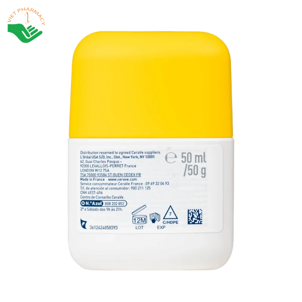Sữa chống nắng CeraVe Invisible Dry Touch Fluid Sunscreen SPF50+ PA++++ kiềm dầu đến 12 giờ (Chai 50ml) - Ảnh 6