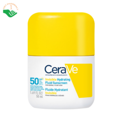 Sữa chống nắng CeraVe Invisible Hydrating Fluid Sunscreen SPF50+ PA++++ bảo vệ da, dưỡng ẩm đến 24 giờ (Chai 50ml)