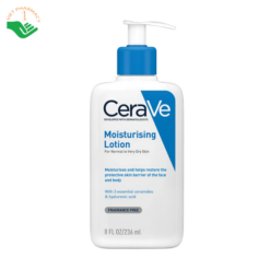 Sữa dưỡng ẩm CeraVe Moisturising Lotion cấp ẩm 24 giờ, hỗ trợ phục hồi hàng rào bảo vệ da (Chai 236ml)