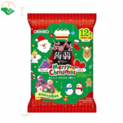 Thạch trái cây vị nho tím và dâu tây Orihiro (túi 12 gói)