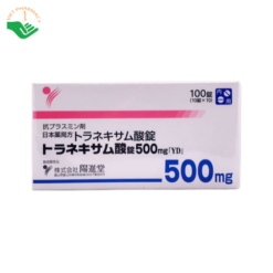 Thuốc Transamin 500mg Daiichi Sankyo chứa Tranexamic Acid (Hộp 100 viên)
