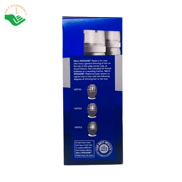 Thuốc xịt tóc Men's 5% Minoxidil Rogaine kích thích mọc tóc ở nam giới (hộp chai x 60g) - Ảnh 3