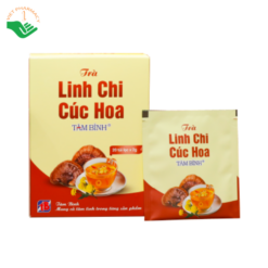 Trà Linh chi cúc hoa Tâm Bình hỗ trợ thanh nhiệt và cải thiện giấc ngủ (Hộp 20 túi lọc x 2g)