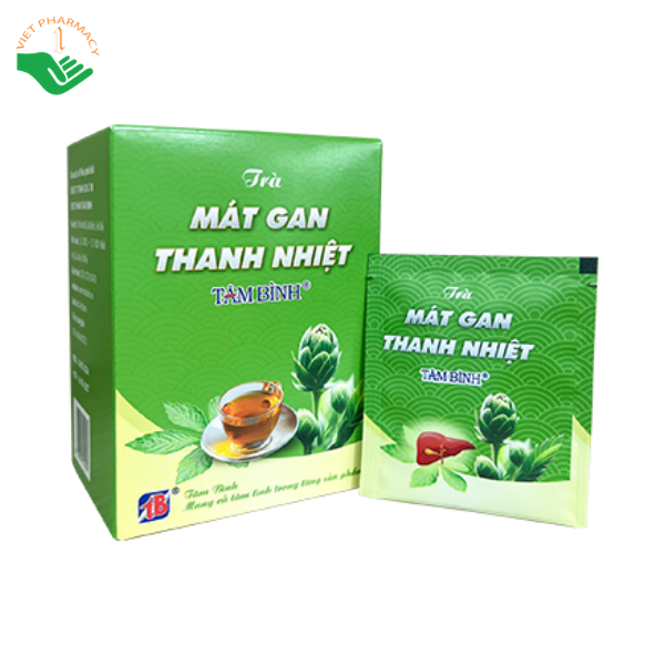Trà mát gan thanh nhiệt Tâm Bình hỗ trợ thanh nhiệt, bảo vệ gan (Hộp 20 túi lọc x 2g) - Ảnh 2