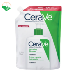 Túi refill sữa rửa mặt Hydrating Cleanser CeraVe làm sạch sâu, dưỡng ẩm và duy trì hàng rào bảo vệ da (Túi 473ml)