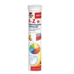 Viên sủi A-Z Fizz Doppelherz bổ sung các vitamin và khoáng chất thiết yếu (Tuýp 13 viên)