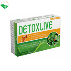 Viên uống Detoxlive hỗ trợ bảo vệ gan (hộp 30 viên)