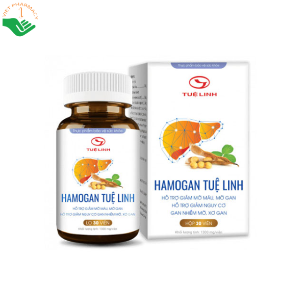 Viên uống hỗ trợ gan Hamogan Tuệ Linh (Hộp 30 viên)