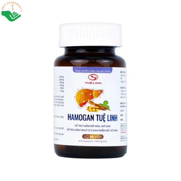 Viên uống Hamogan Tuệ Linh hỗ trợ gan (Hộp 30 viên) - Ảnh 3