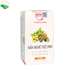 Viên uống Nần Nghệ Tuệ Linh hỗ trợ giảm huyết áp, mỡ (hộp 30 viên)