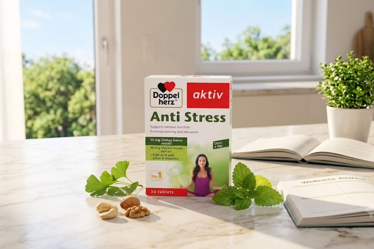 Viên uống Anti Stress Doppelherz giảm căng thẳng thần kinh (Hộp 30 viên)