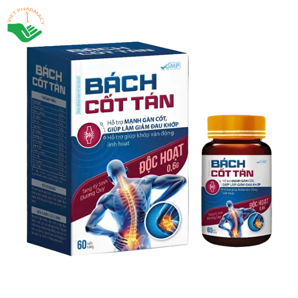 Viên uống Bách Cốt Tán Takarai hỗ trợ giảm đau khớp, giúp khớp vận động linh hoạt (Hộp 60 viên)