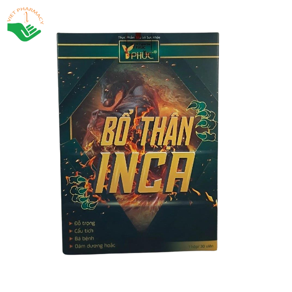 Viên uống Bổ Thận INCA Y Phúc Pharma hỗ trợ bổ thận, tăng cường sinh lực nam (Hộp 30 viên) - Ảnh 2