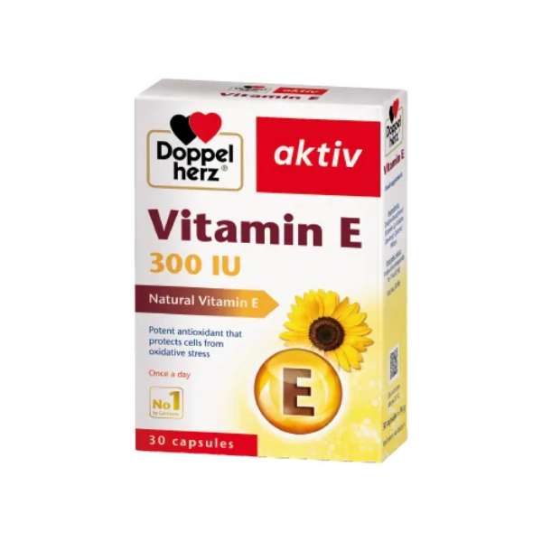 Viên uống Doppelherz Aktiv Vitamin E Doppelherz (Hộp 30 viên)