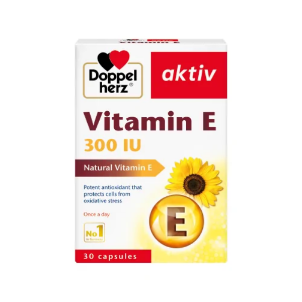 Viên uống Doppelherz Aktiv Vitamin E Doppelherz (Hộp 30 viên)