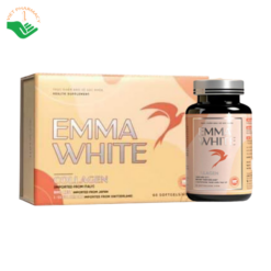 Viên uống EMMA WHITE hỗ trợ chống oxy hóa, giảm nguy cơ nám sạm da (Hộp 60 viên)