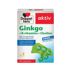 Viên uống Ginkgo + B-vitamins + Choline Doppelherz (Hộp 30 viên)