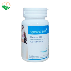 Viên uống Glutacap 500 Yanhee hỗ trợ chống oxy hóa, làm sáng da (Hộp 30 viên)
