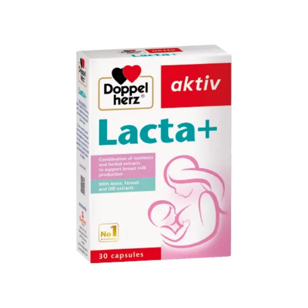 Viên uống hỗ trợ lợi sữa Lacta+ Doppelherz (Hộp 30 viên)