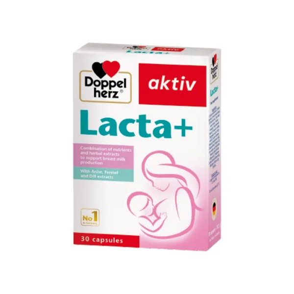 Viên uống hỗ trợ lợi sữa Lacta+ Doppelherz (Hộp 30 viên)