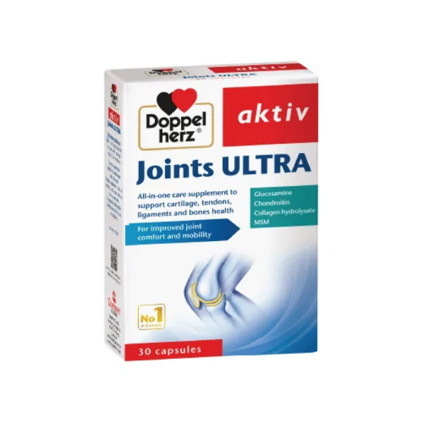 Viên uống Joints ULTRA Doppelherz nuôi dưỡng mô sụn và khớp xương (Hộp 30 viên)