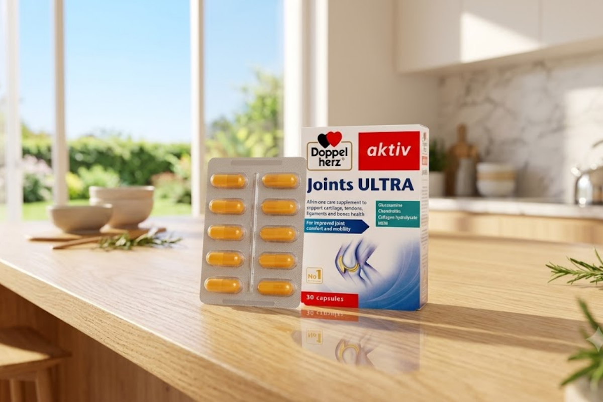 Viên uống Joints Ultra Doppelherz hỗ trợ tăng tiết dịch khớp (Hộp 30 viên)