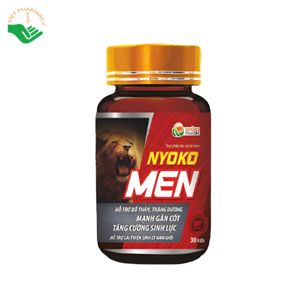 Viên uống Nyoko Men Nyoko Pharm hỗ trợ bổ thận, tráng dương, tăng cường sinh lực (Hộp 1 lọ x 30 viên) - Ảnh 5