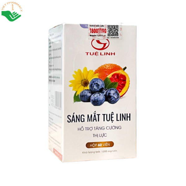 Viên uống sáng mắt Tuệ Linh hỗ trợ tăng cường thị lực (hộp 60 viên)