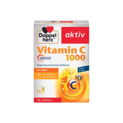 Viên uống TPBVSK Vitamin C 1000 hỗ trợ cung cấp Vitamin C và Vitamin D3 (Hộp 30 viên)